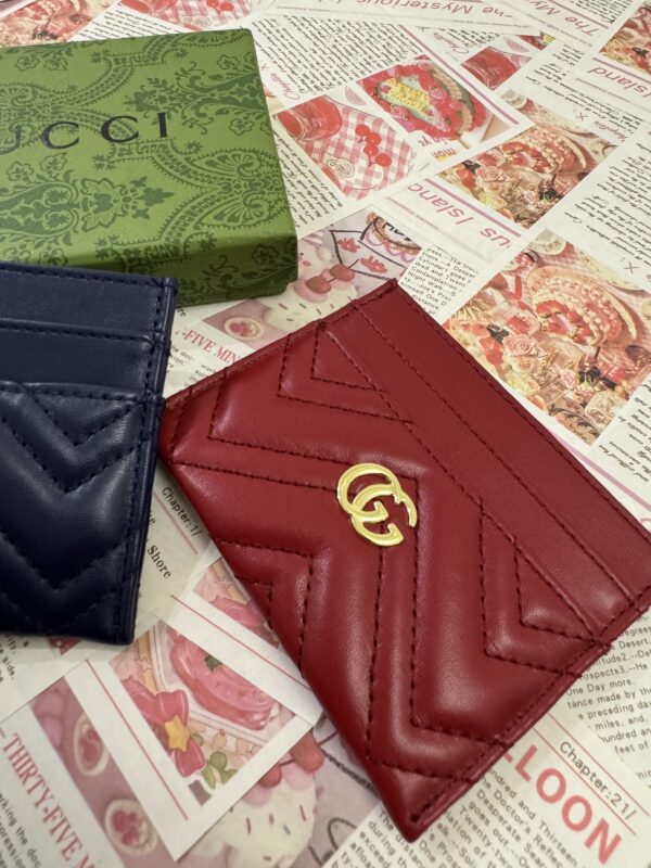 ⁦Gucci card holder wallet⁩ - الصورة ⁦2⁩