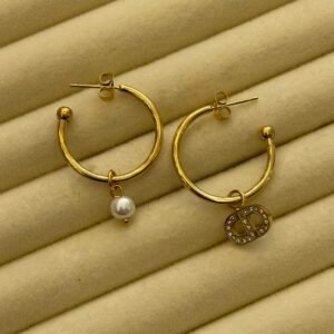 CD earrings