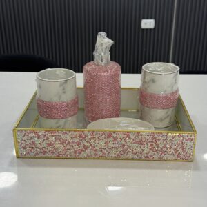 Strass bathroom set